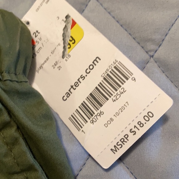 NWT boys 2T olive green shorts - Picture 2 of 2